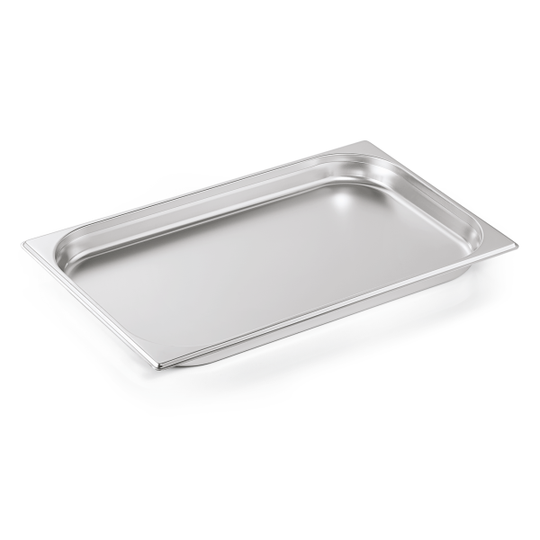 Bac gastro GN 1/1 inox chromé - Profondeur 40 mm (lot de 6)