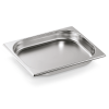 Bac gastro GN 1/2 inox chromé - Profondeur 40 mm (lot de 6)