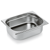 Bac gastro GN 1/2 inox chromé - Profondeur 100 mm (lot de 6)