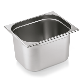 Bac gastro GN 1/2 inox chromé - Profondeur 200 mm (lot de 6)