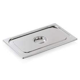 Couvercle GN 1/2 inox chromé - (lot de 6)