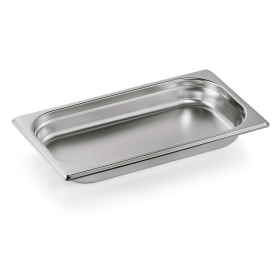 Bac gastro GN 1/3 inox chromé - Profondeur 40 mm (lot de 6)