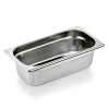 Bac gastro GN 1/3 inox chromé - Profondeur 100 mm (lot de 6)