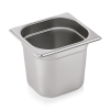 Bac gastro GN 1/6 inox chromé - Profondeur 150 mm (lot de 6)