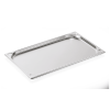Bac gastro GN 1/1 inox chromé coins en U gaufrés - Profondeur 20 mm