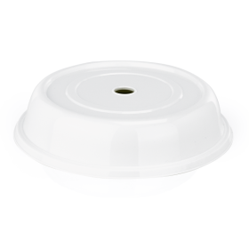 Couvre-assiette empilable en polypropylène