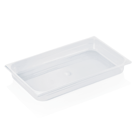 Bac gastro GN 1/1 polypropylène transparent - Profondeur 65 mm