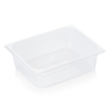 Bac gastro GN 1/2 polypropylène transparent - Profondeur 100 mm