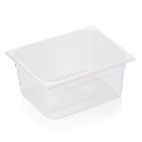 Bac gastro GN 1/2 polypropylène transparent - Profondeur 150 mm
