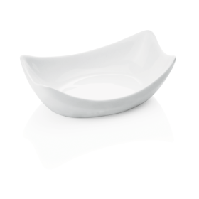 Coupelle en porcelaine - 8,5 x 5,5 x 3 cm (lot de 12)