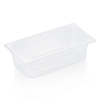 Bac gastro GN 1/3 polypropylène transparent - Profondeur 100 mm