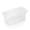 Bac gastro GN 1/3 polypropylène transparent - Profondeur 150 mm