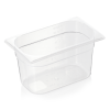 Bac gastro GN 1/4 polypropylène transparent - Profondeur 150 mm