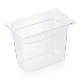Bac gastro GN 1/4 polypropylène transparent - Profondeur 200 mm