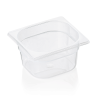 Bac gastro GN 1/6 polypropylène transparent - Profondeur 100 mm