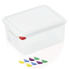 Bac gastro GN 1/2 polypropylène - Profondeur 150 mm (lot de 6)
