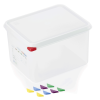 Bac gastro GN 1/2 polypropylène - Profondeur 200 mm (lot de 6)