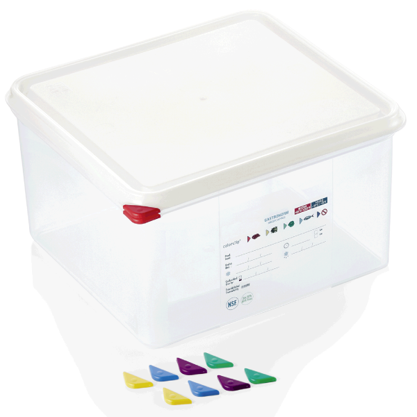Bac gastro GN 2/3 polypropylène - Profondeur 200 mm (lot de 8)