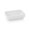 Bol rectangulaire en porcelaine - 11,5 x 8 x 3,5 cm - 150 ml (lot de 6)