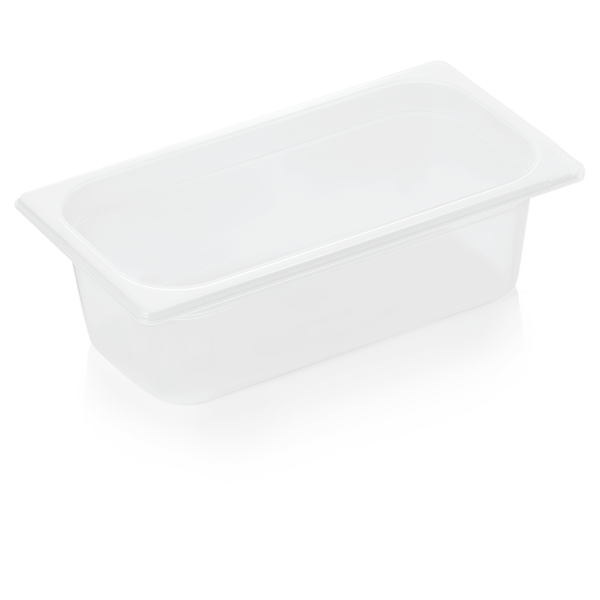 Bac gastro en polypropylène - GN 1/3 - Profondeur 100 mm