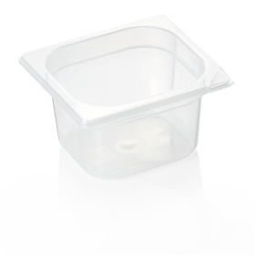 Bac gastro en polypropylène - GN 1/6 - Profondeur 100 mm