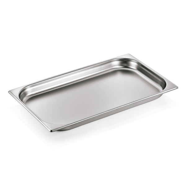 Bac gastro GN 1/1 inox 18/8 – Profondeur 40 mm