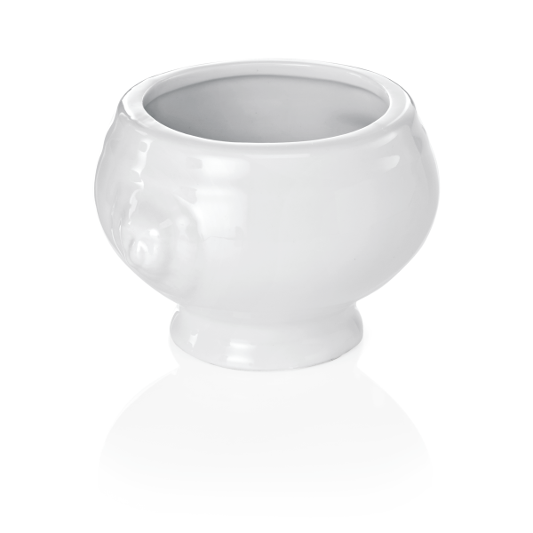 Bol tête de lion en porcelaine - Ø 8 cm - 100 ml (lot de 12)