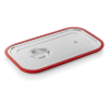 Couvercle GN 1/1 inox 18/8 avec joint silicone