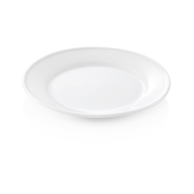 Assiette plate en porcelaine - Ø 16 cm (lot de 6)