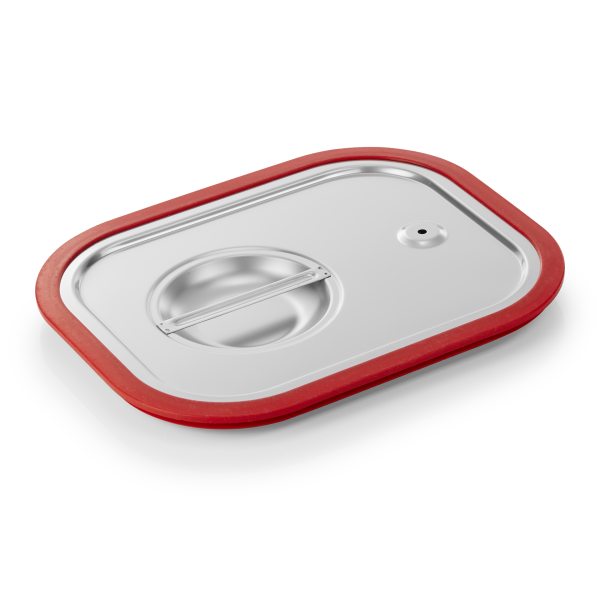Couvercle GN 1/2 inox 18/8 avec joint silicone