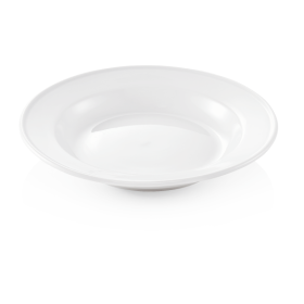 Assiette creuse en porcelaine - Ø 23 cm (lot de 6)