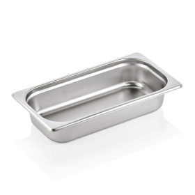 Bac gastro GN 1/3 inox 18/8 – Profondeur 65 mm