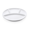 Assiette à fondue en porcelaine - Ø 25 cm (lot de 6)
