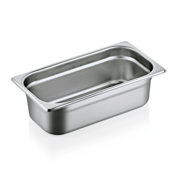 Bac gastro GN 1/3 inox 18/8 – Profondeur 100 mm