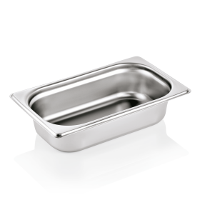 Bac gastro GN 1/4 inox 18/8 – Profondeur 65 mm