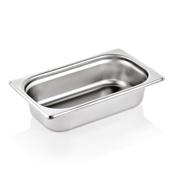 Bac gastro GN 1/4 inox 18/8 – Profondeur 65 mm