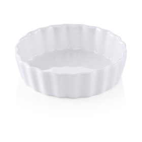 Moule à tartelette en porcelaine - Ø 10 cm (lot de 12)