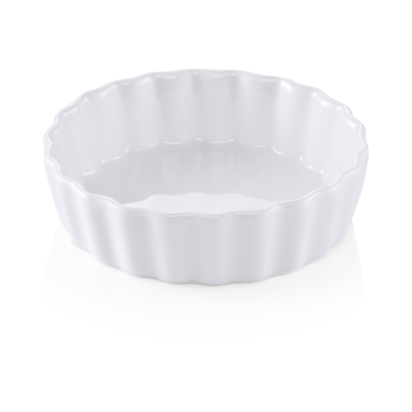 Moule à tartelette en porcelaine - Ø 10 cm (lot de 12)