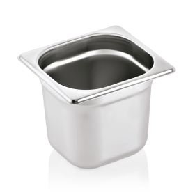 Bac gastro GN 1/6 inox 18/8 – Profondeur 150 mm
