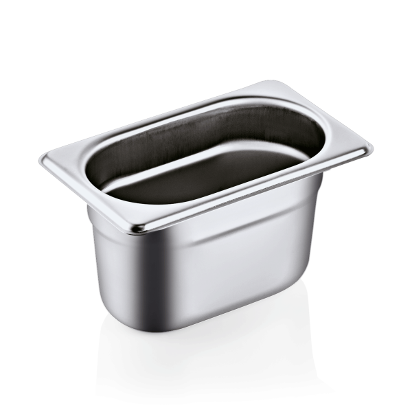 Bac gastro GN 1/9 inox 18/8 – Profondeur 100 mm