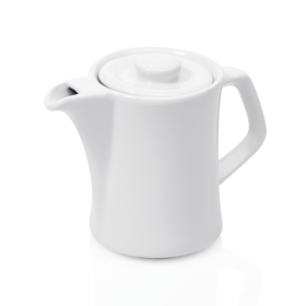 Petit pot verseur en porcelaine blanc - 35 cl - Ø 8 cm - H 12 cm
