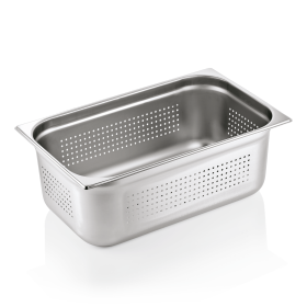 Bac gastro GN 1/1 inox 18/8 perforé – Profondeur 200 mm