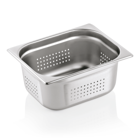 Bac gastro GN 1/2 inox 18/8 perforé – Profondeur 150 mm