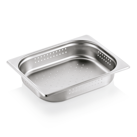 Bac gastro GN 1/2 inox 18/8 - Perforé – Profondeur 65 mm