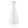 Vase soliflore en porcelaine blanche - H 15 cm - Ø 4 cm