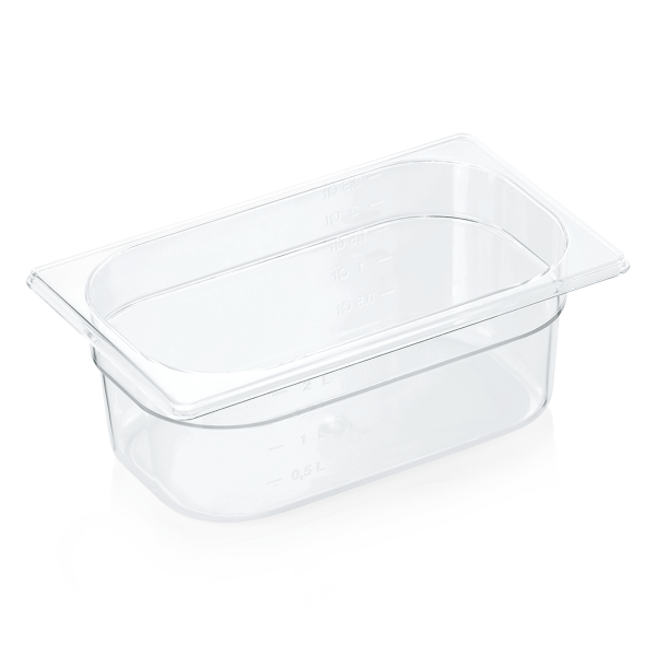 Bac gastro GN 1/4 en polycarbonate – Profondeur 100 mm