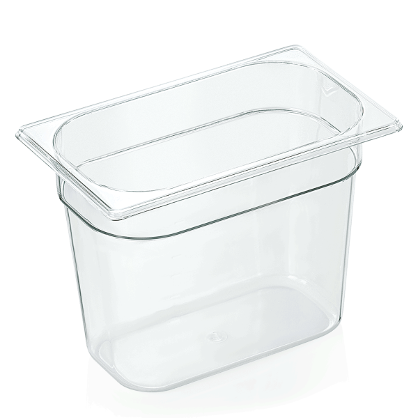 Bac gastro GN 1/4 en polycarbonate – Profondeur 200 mm