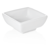 Mini bol carré en porcelaine - 8 x 8 cm - 100 ml (lot de 12)
