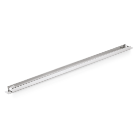 Barre de séparation GN inox chromé avec ressort - 53 cm