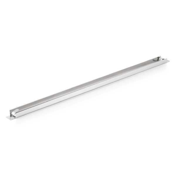 Barre de séparation GN inox chromé avec ressort - 53 cm